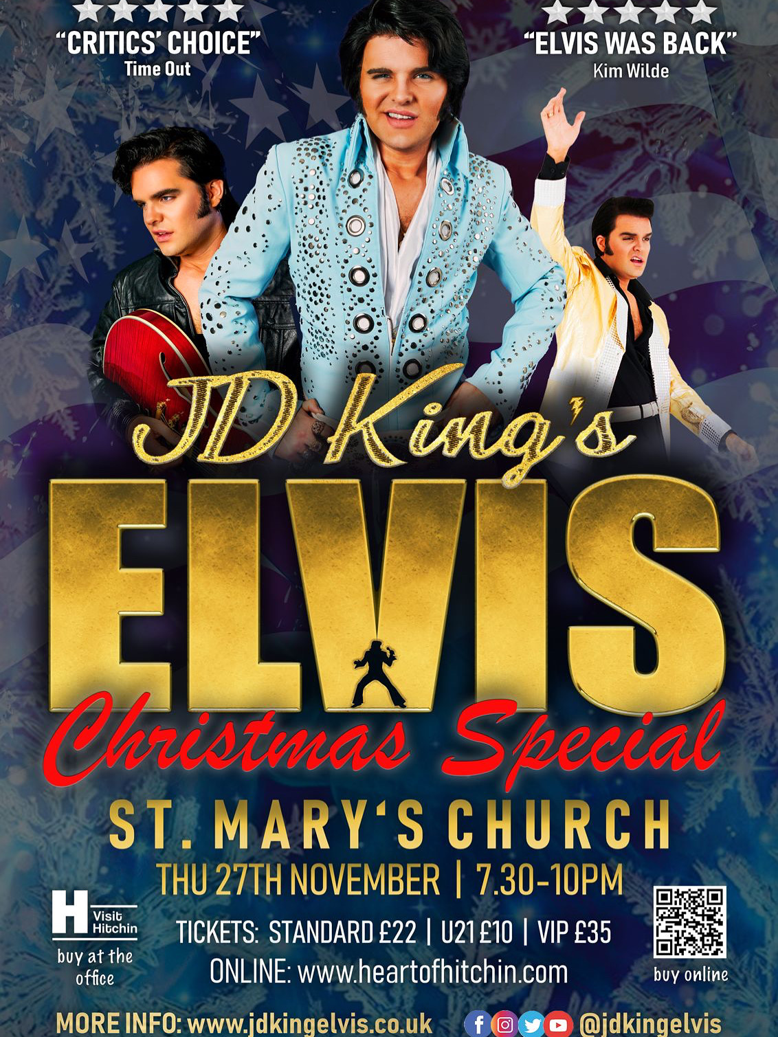 JD King&rsquo;s Elvis Christmas Special at St Mary&rsquo;s