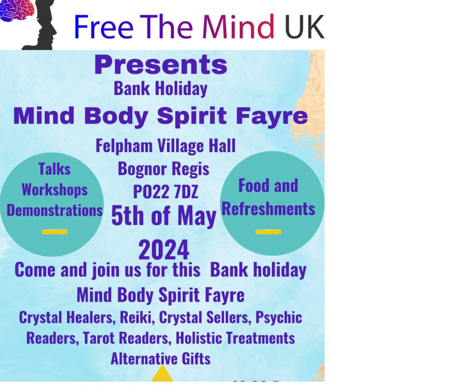 Bank holiday Mind Body Spirit fayre