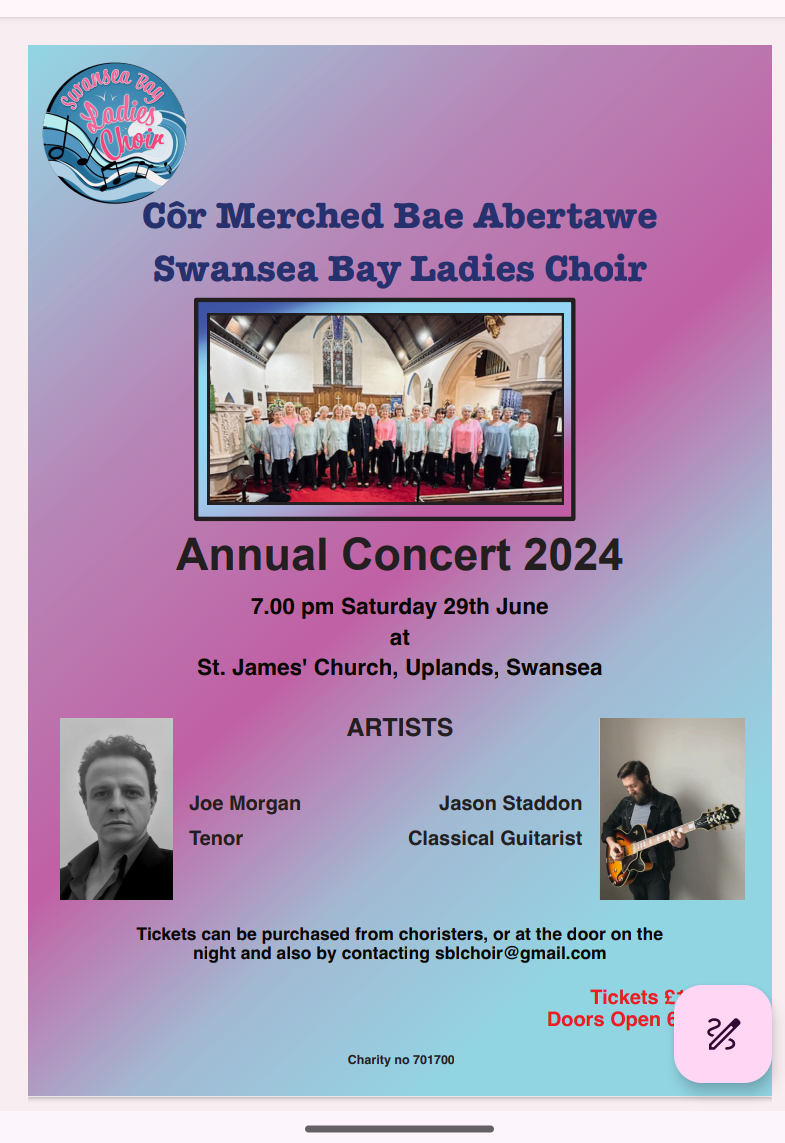 Swansea Bay Ladies Choir Annual Concert 2024