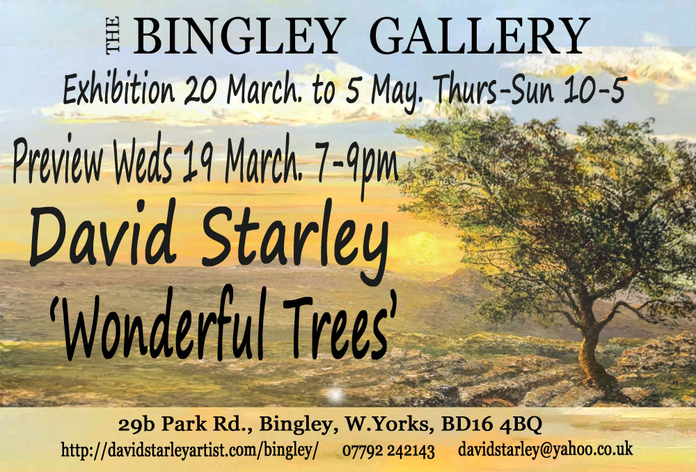 &rsquo;Our Wonderful Trees&rsquo; Art exhibition by David Starley