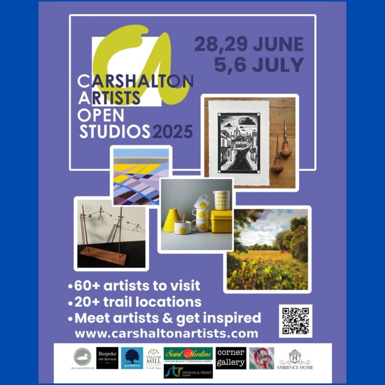 Carshalton Artists Open Studios 2025 Free Art Trail