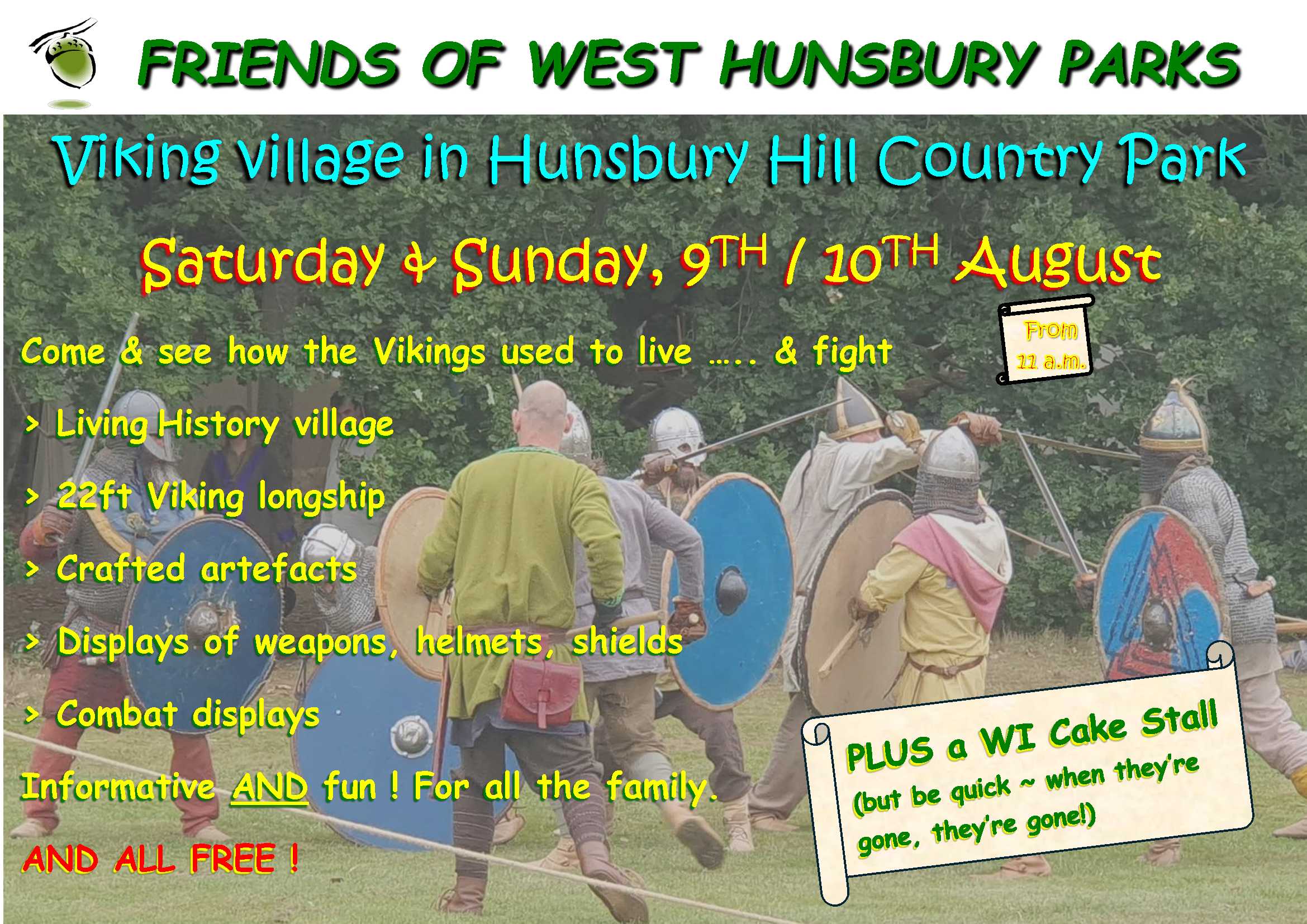 Vikings in Hunsbury Hill Country Park