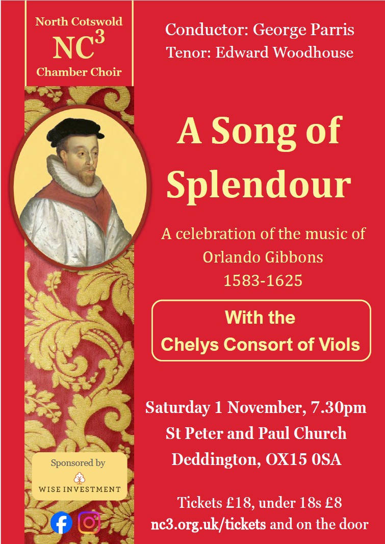 A Song of Splendour: a celebration of the music of Orlando Gibbons