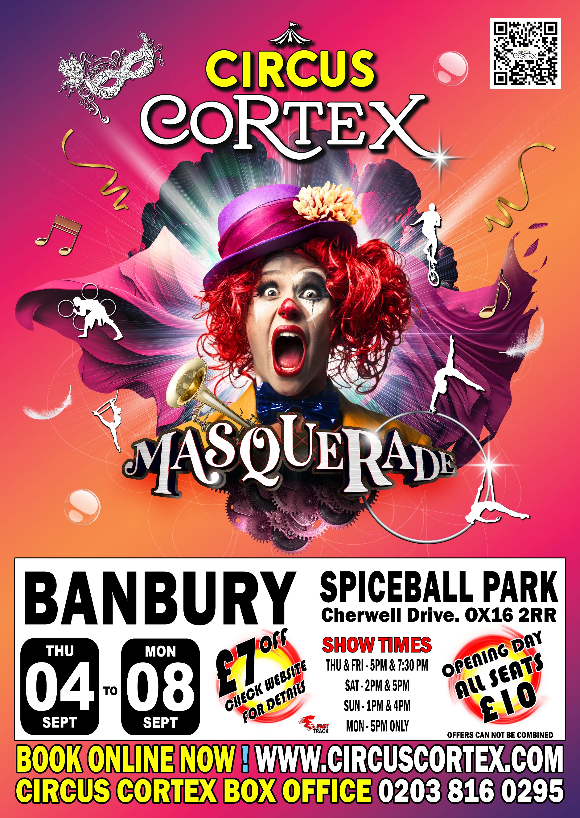 Circus Cortex at Banbury, Oxfordshire