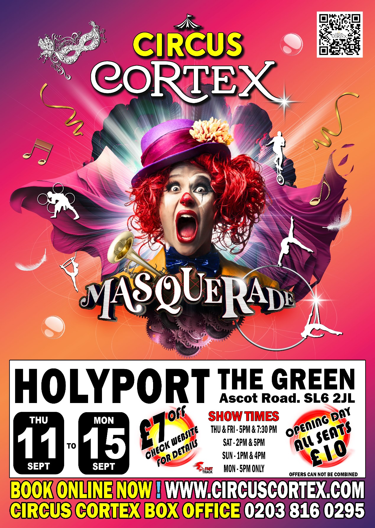 Circus Cortex at Holyport, Maidenhead. 11-15 Sept