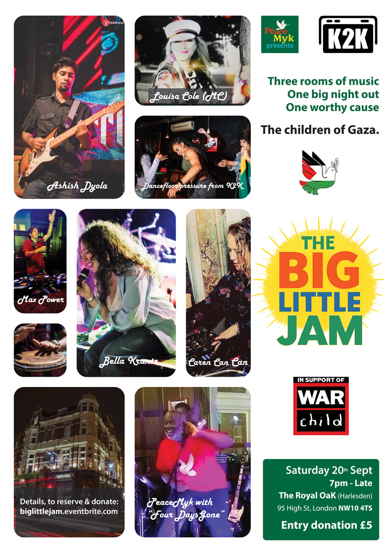 The Big Little Jam (in support of War Child - Gaza Appeal)