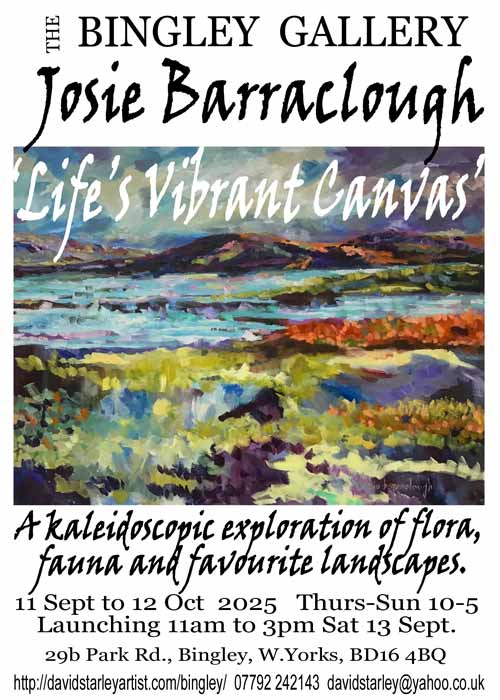 Exhibition by Josie Barraclough &rsquo;Life&rsquo;s Vibrant Canvas&rsquo;