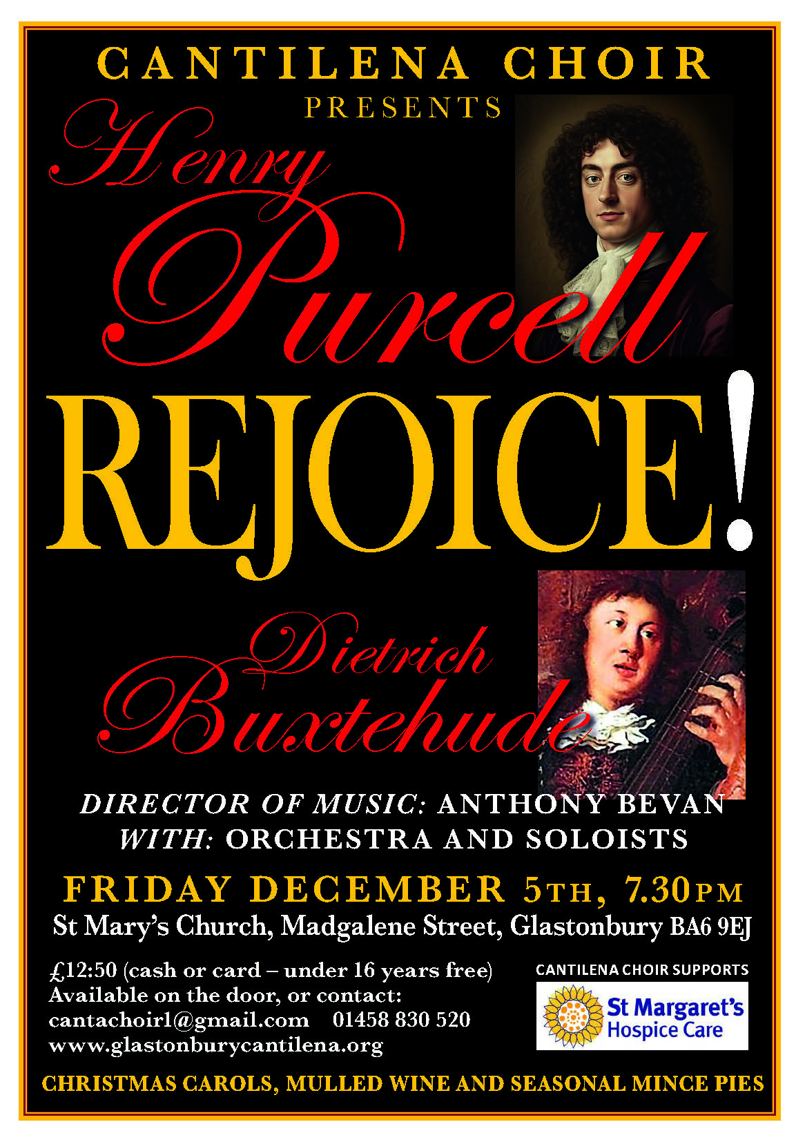 Glastonbury Cantilena Choir sings Purcell and Buxtehude at Christmas