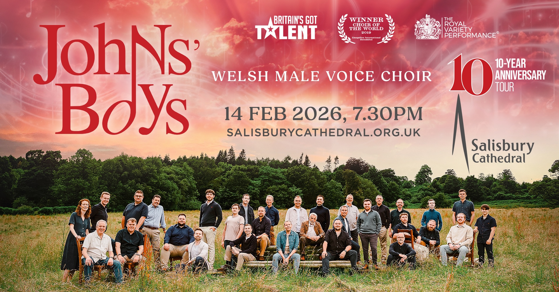 Johns&rsquo; Boys Welsh Male Voice Choir 2026 Uk Tour