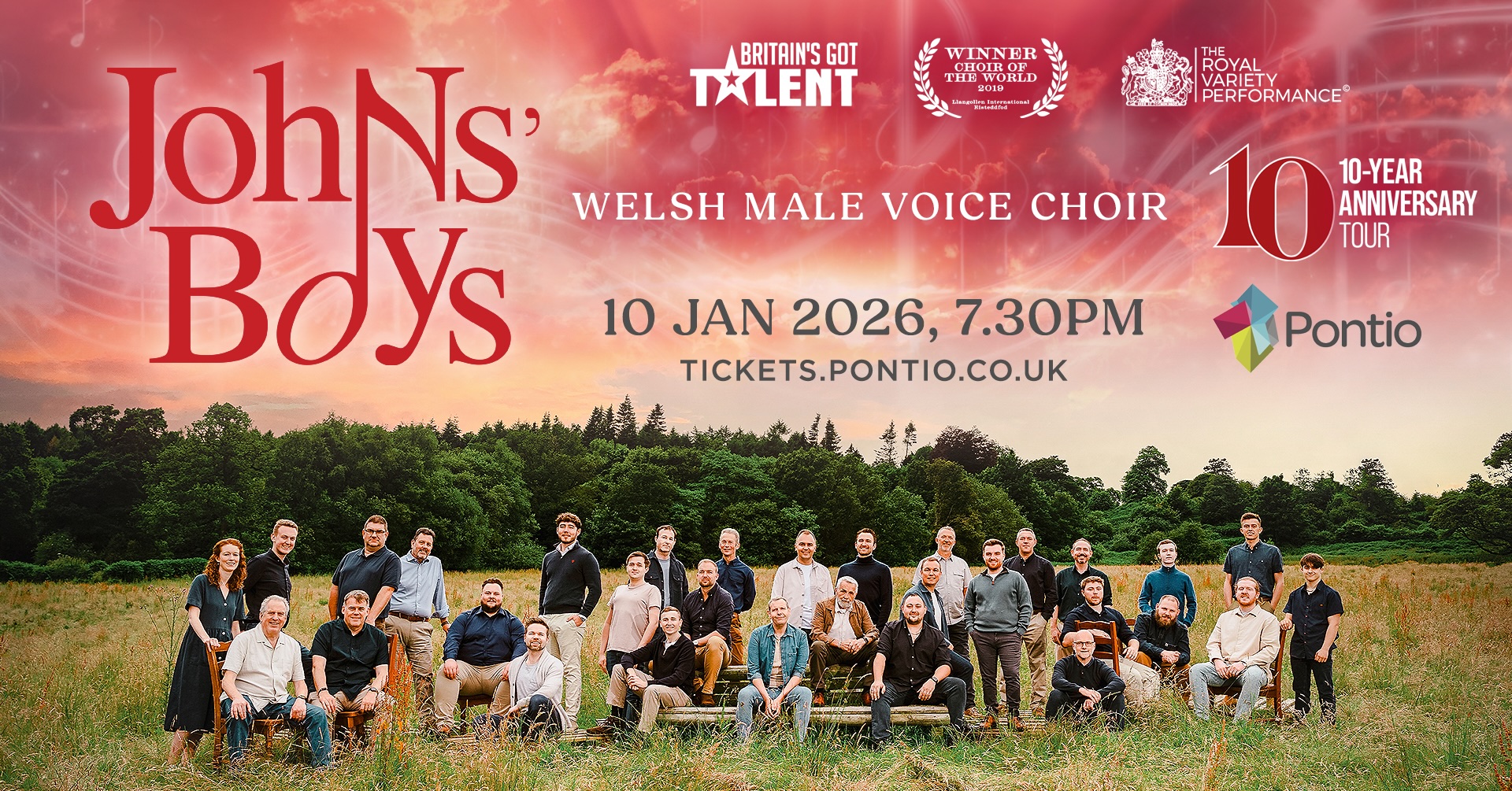 Johns&rsquo; Boys Welsh Male Voice Choir 2026 Uk Tour