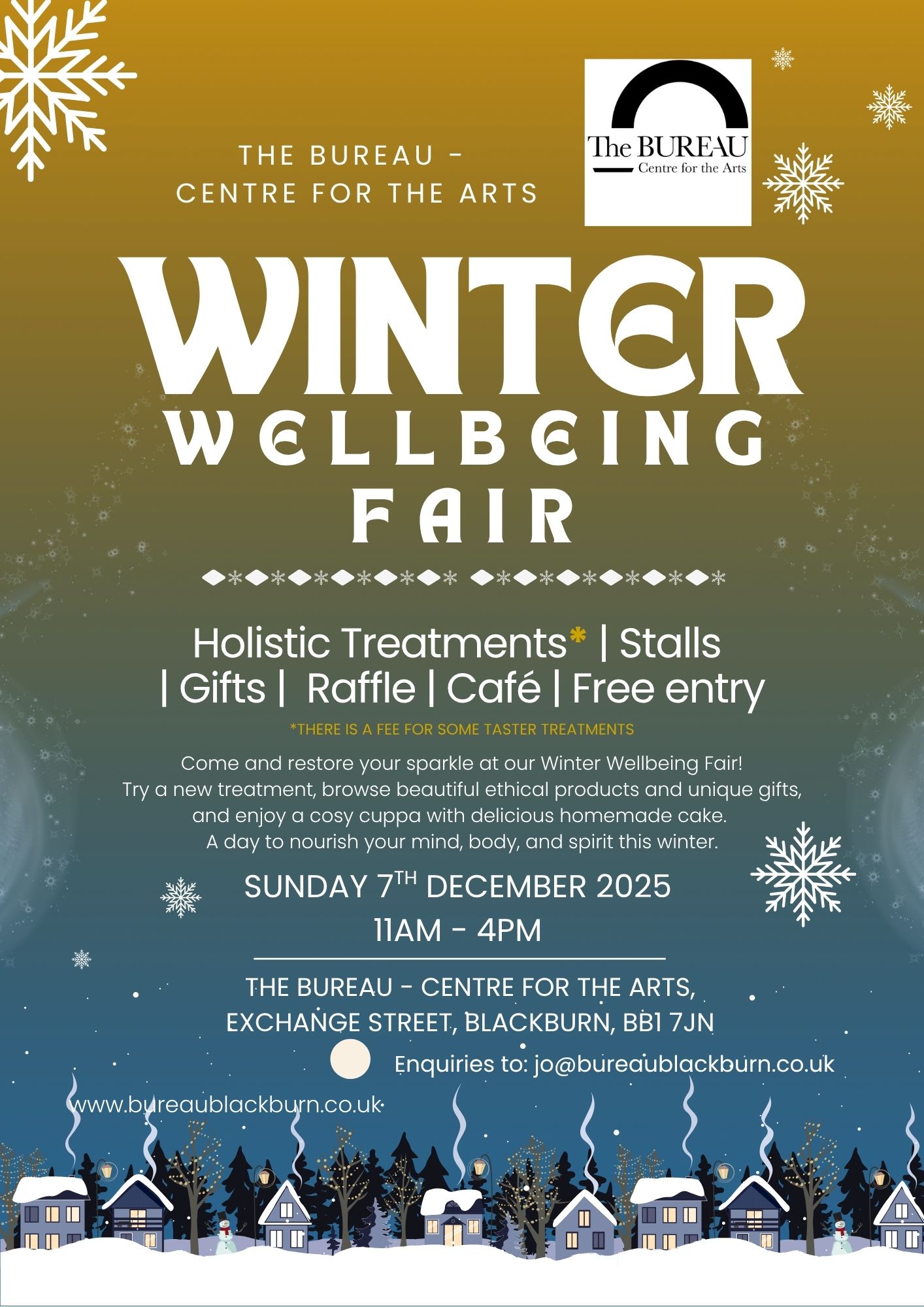 Winter Wellbeing Fair at The Bureau Centre for the Arts