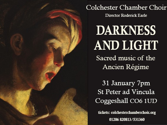Colchester Chamber Choir: Darkness and Light - a candlelit concert