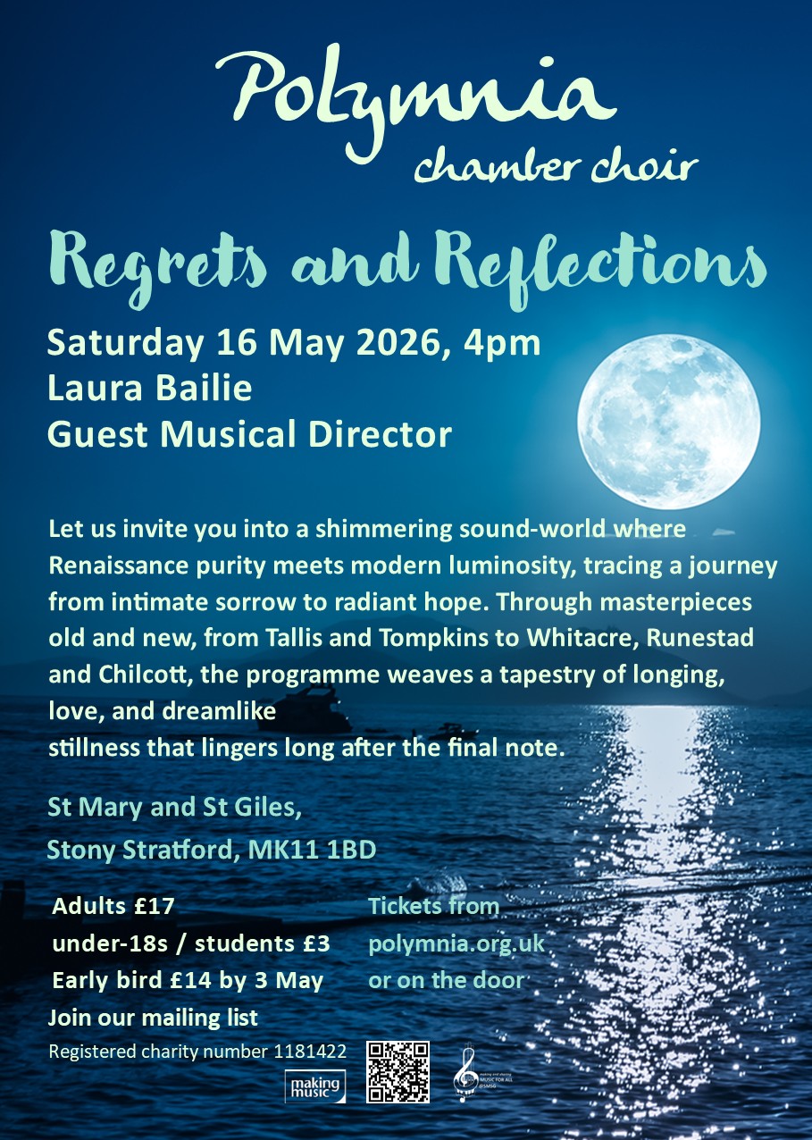 Regrets and Reflections choral concert by Polymnia