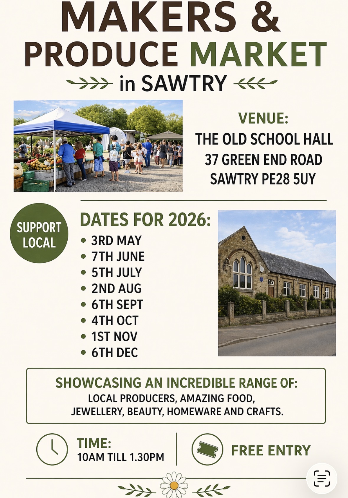 Sawtry Makers and Produce Market