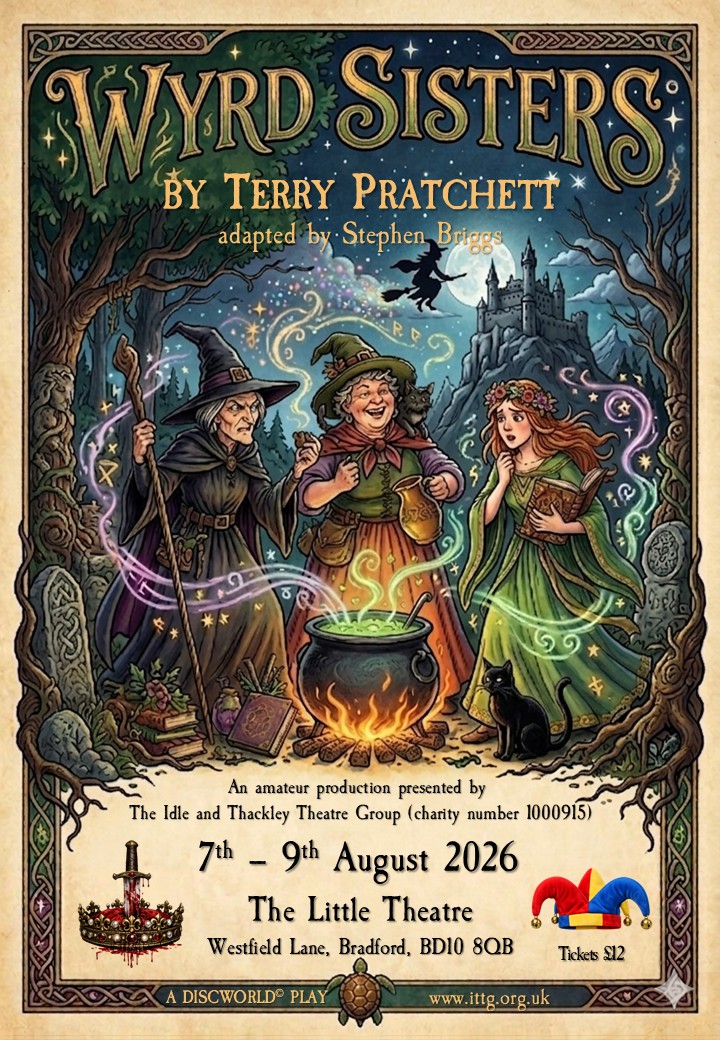 Terry Pratchett&rsquo;s Wyrd Sisters adapted by Stephen Briggs