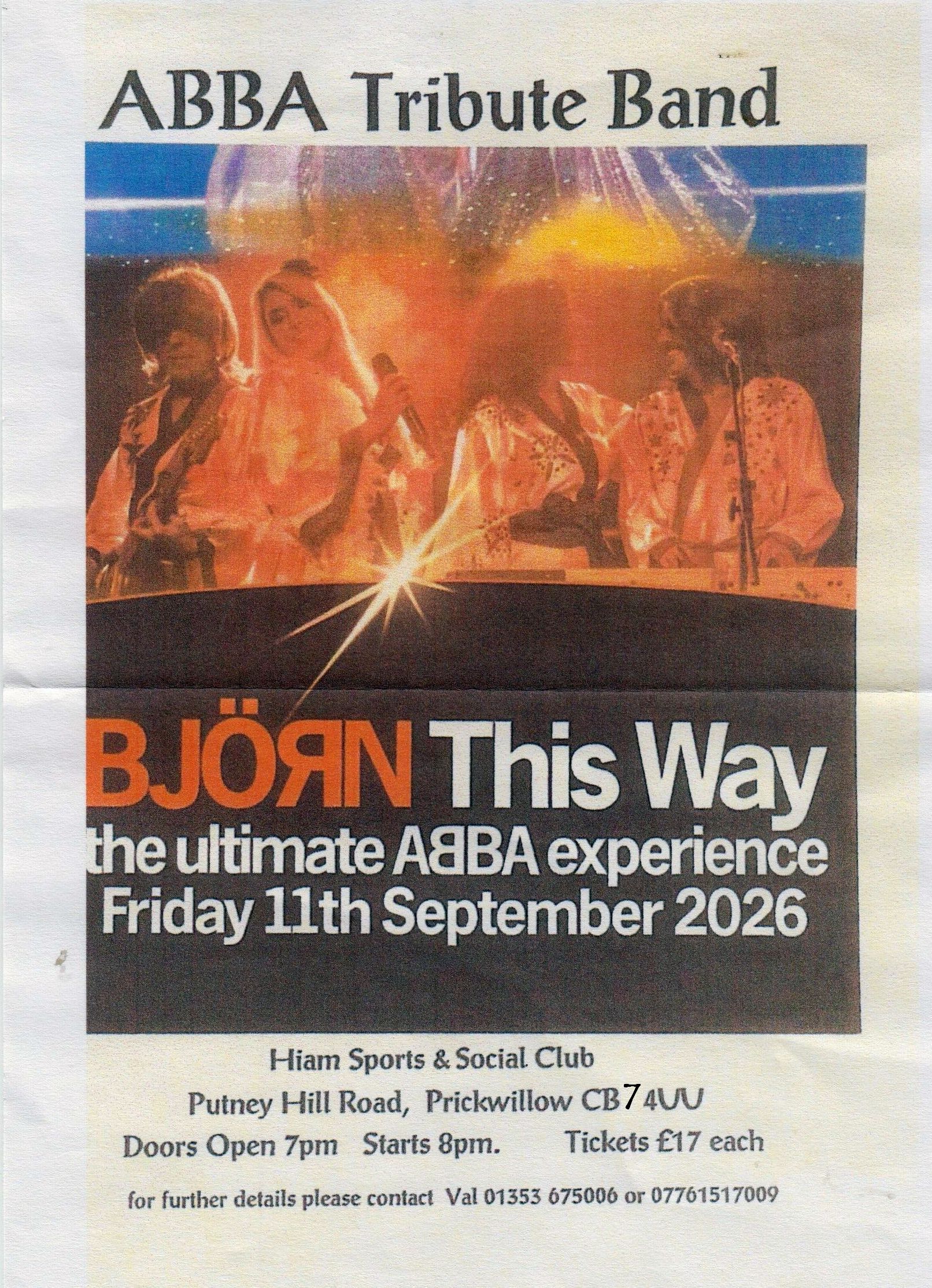 BJORN This Way - ABBA Tribute Band