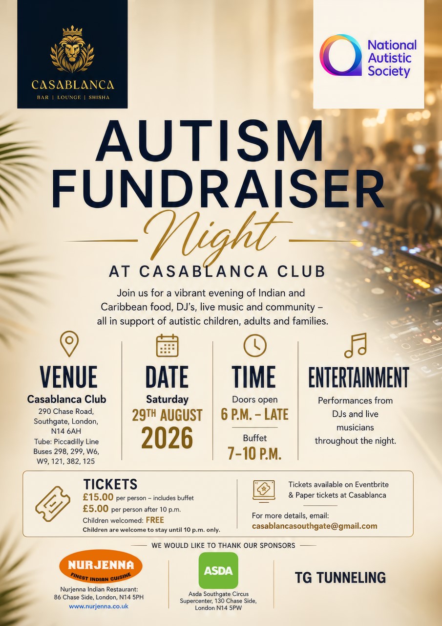 Autism Fundraiser Night at Casablanca Club