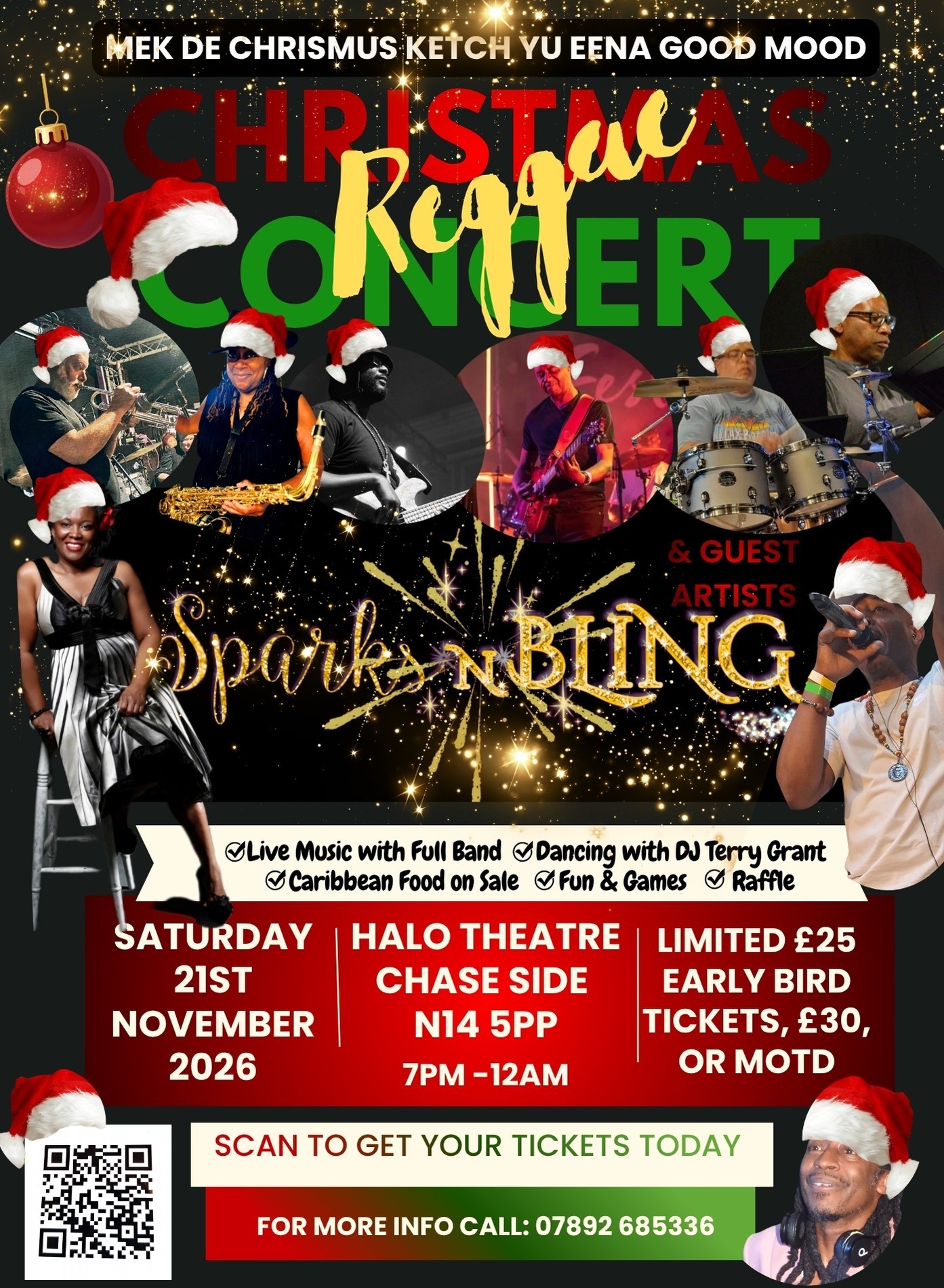 Reggae Christmas Concert: Sparks N Bling