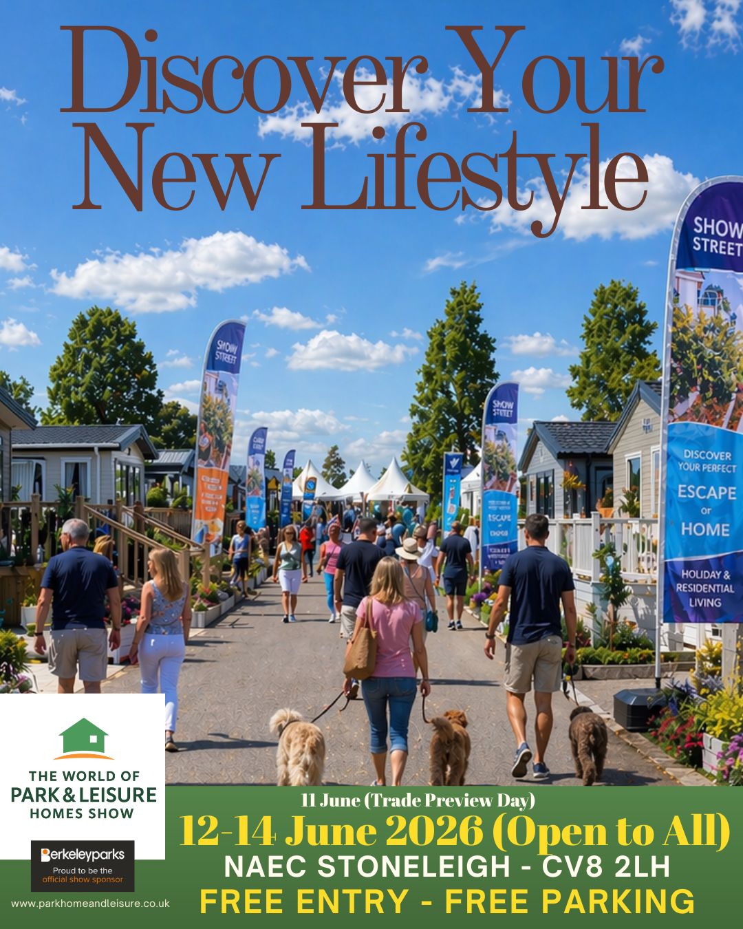 The World of Park & Leisure Homes Show - FREE ENTRY OUTDOOR SHOW