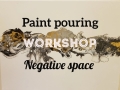 Paint pouring workshop - Negative space - Prestwood