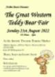 The Great Western Teddy Bear Fair