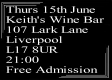 Speakeasy Bootleg Band at Keith&rsquo;s Wine Bar Thurs 15th June 9PM