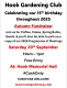Hook Gardening Club Autumn Fundraiser