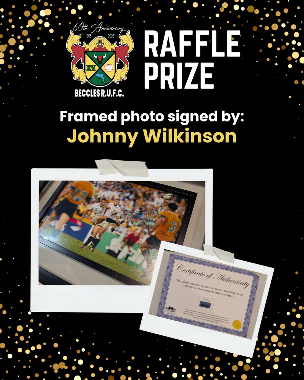 Beccles RUFC 60th Event Raffle