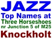 EVENING JAZZ  at The THREE HORSESHOES, Knockholt