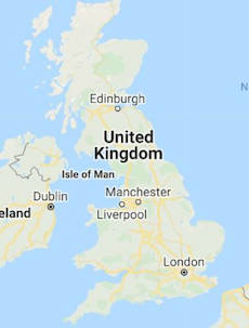 Map of the UK